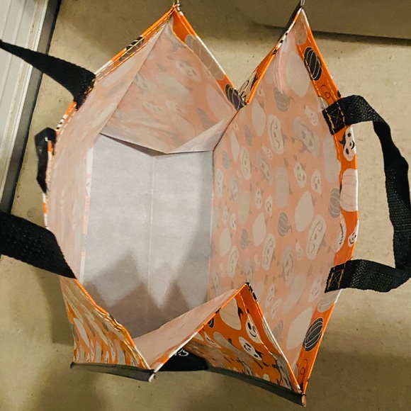 Halloween Pumpkins Michaels tote bag 16” tall NWOT Reusable - Picture 4 of 4